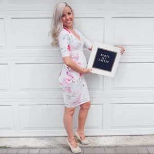 Joe & Elle white floral dress